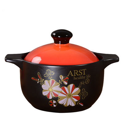 雅诚德(Arst砂锅石锅炖锅陶瓷煲2.5L传统家用养生煲汤煮粥煲仔饭明火耐高温