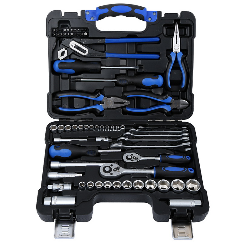 赛拓(SANTO)9803 65件汽修工具套装 机修工具汽保工具 快速棘轮扳手套筒组套 随车工具