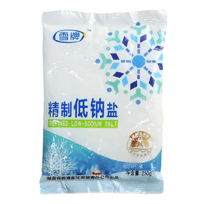 雪牌精制低钠盐250g(袋装)