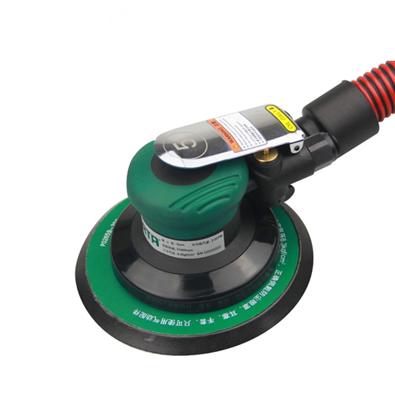 世达5"工业级自吸尘式气动打磨机(偏心距2.5MM)SA02665
