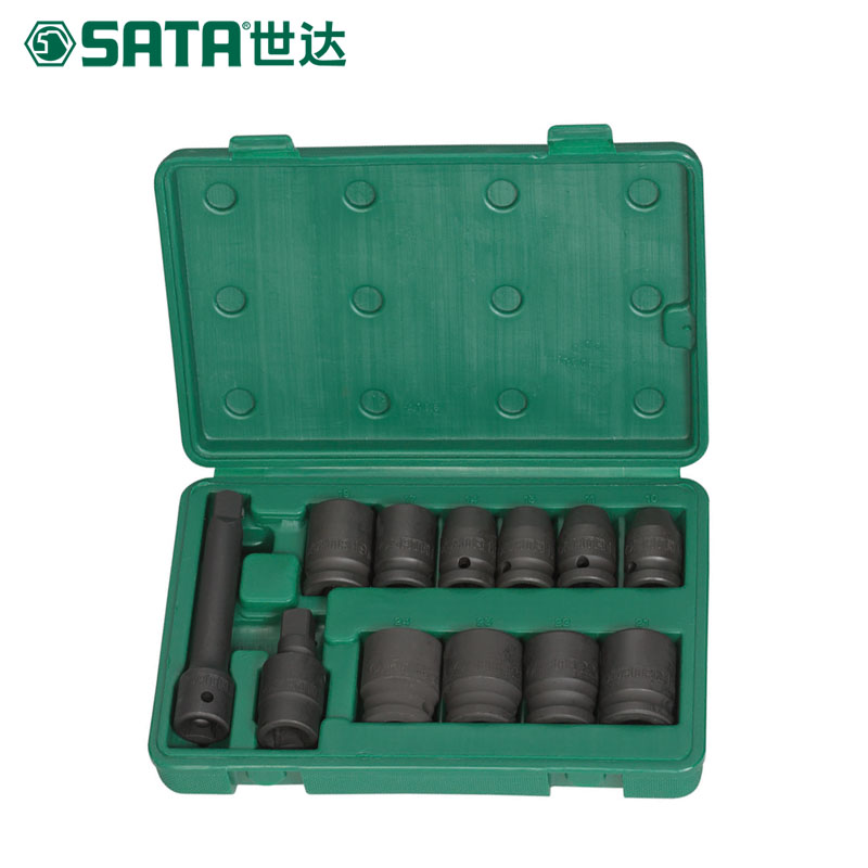 世达12件套12.5MM系列公制风动套筒SA09009