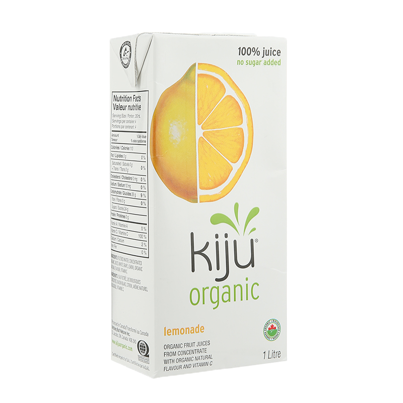 Kiju有机果汁-柠檬味 1Lit家庭装