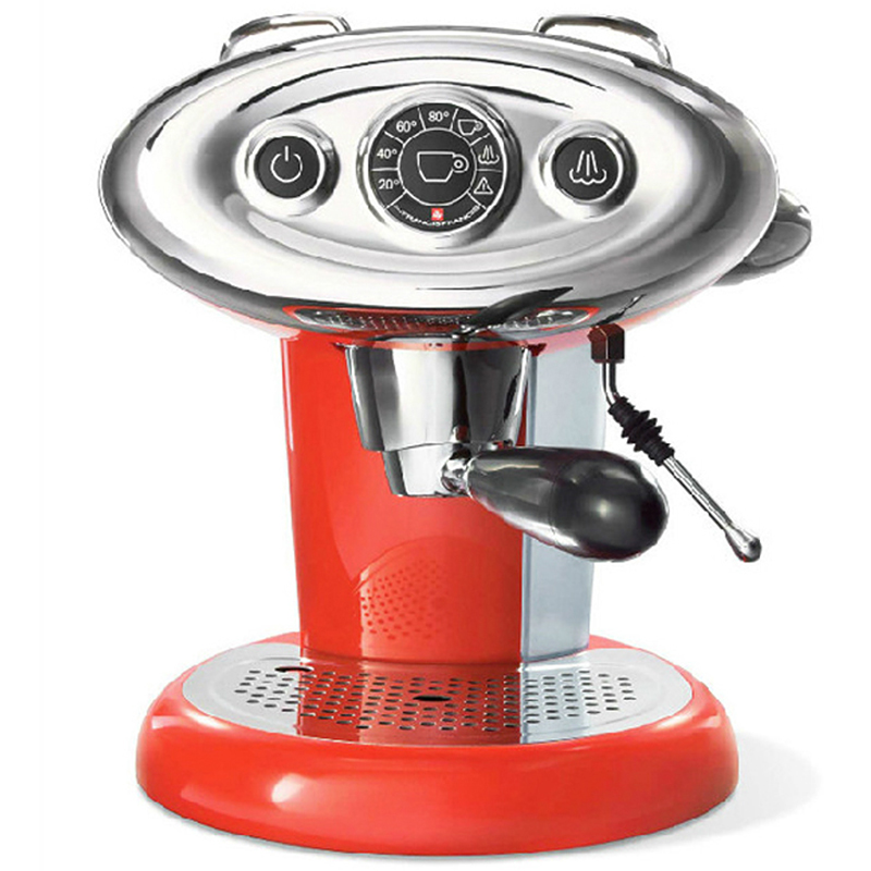 意利(ILLY) X7.1 外星人咖啡机 家用意式全自动胶囊咖啡机 打奶泡 红色