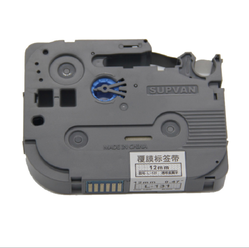 硕方 标签机透明底黑字色带12mm * 8m L-131(单位:卷)