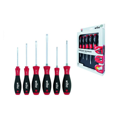 威汉Wiha 双色软柄一字/十字螺丝批6件套装308SF HK6 21248
