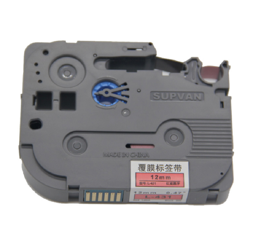 硕方 标签机红底黑字色带12mm *8m L-431(单位:卷)
