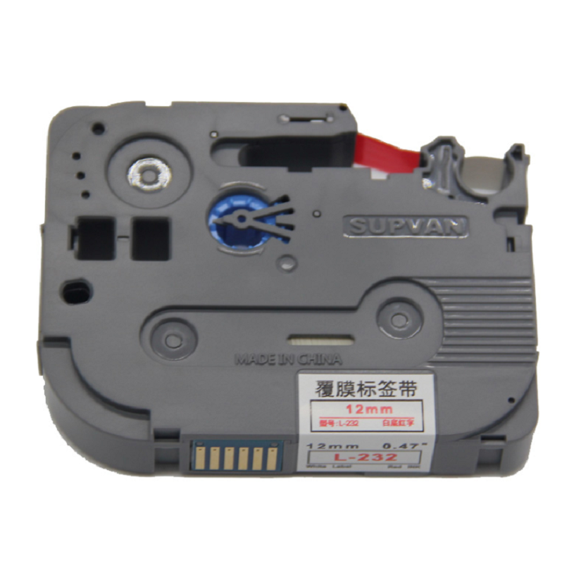 硕方 标签机白底红字色带12mm *8m L-232(单位:卷)