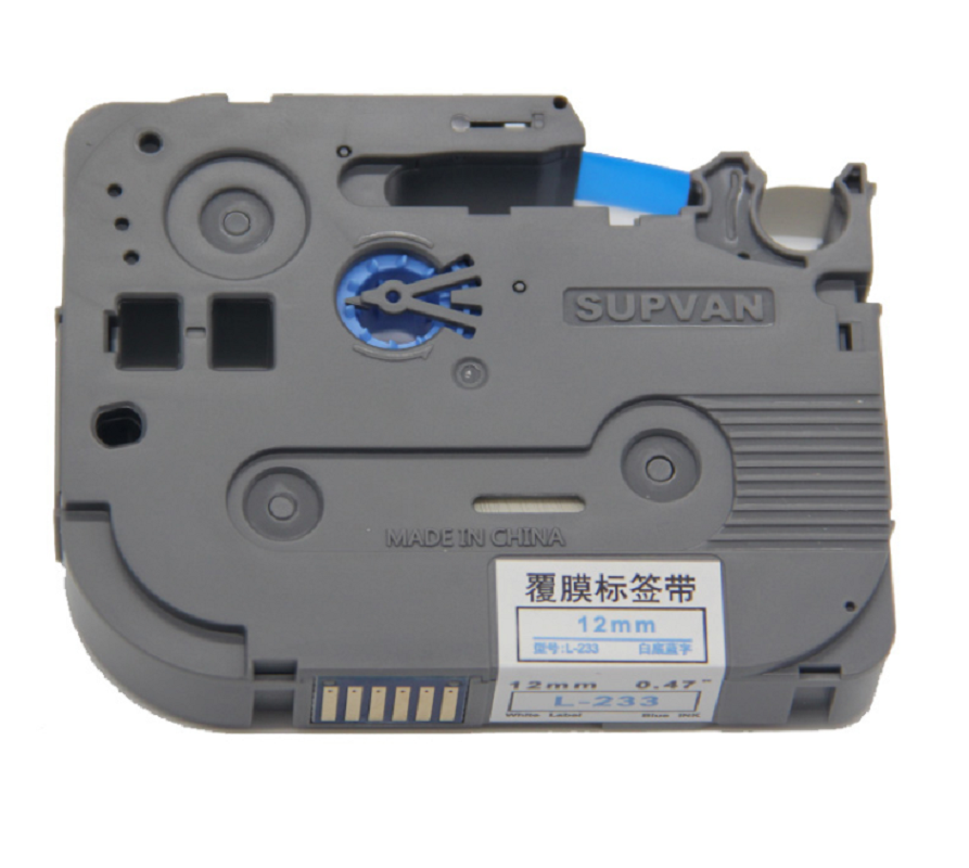 硕方 标签机白底蓝字色带12mm* 8m L-233(单位:卷)