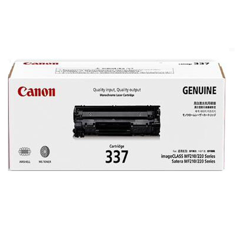 佳能 (Canon) CRG-337 黑色硒鼓 适用于MF211 212w 215 216n 226dn