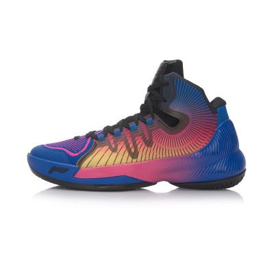 [自营]李宁(LI-NING)2017秋季男减震战靴魅影高帮橡胶篮球鞋ABAM007