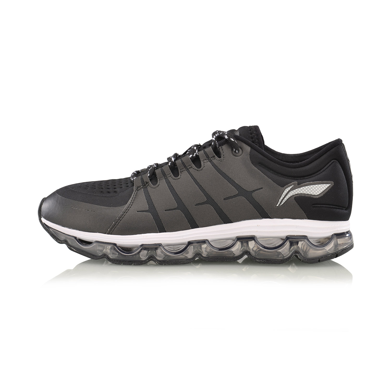 [自营]李宁(LI-NING) 2017秋季女士全掌气垫减震EVA橡胶跑鞋空气弧跑步鞋ARHM022