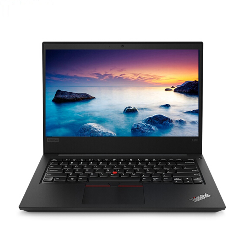 联想ThinkPad E480-03CD 14.0英寸笔记本电脑 (八代Intel i5-8250U处理器 8G内存 1TB硬盘 2G独显 W10系统)轻薄商务办公游戏便携手提电脑