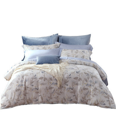 凯盛家纺 40s支双面天丝四件套莱赛尔纤维床上用品套件床单被套 沐晨