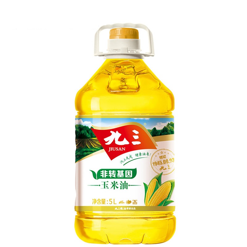 九三 非转基因 食用油 玉米油5L