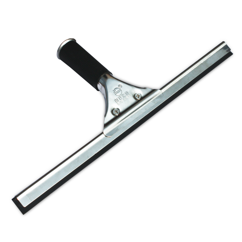 白云清洁(BAIYUN CLEANING) 不锈钢玻璃刮+胶条 35cm AF06103（单位：个）