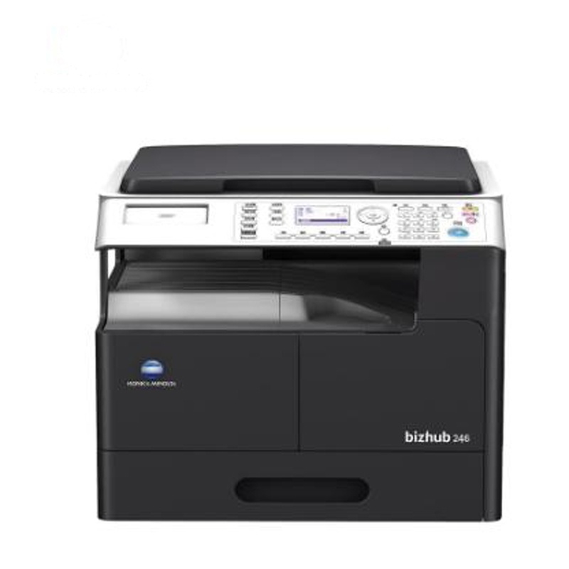 柯尼卡美能达(KONICA MINOLTA)bizhub 246 A3黑白复合机 复印机(打印 复印 扫描)官方标配