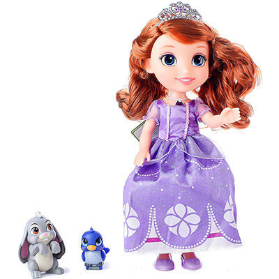 jakks迪斯尼女孩玩具 12 小公主苏菲亚唱歌娃娃玩偶