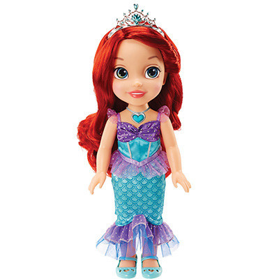 jakks 迪斯尼女孩玩具 迪斯尼唱歌公主娃娃Ariel 爱丽儿公主86847