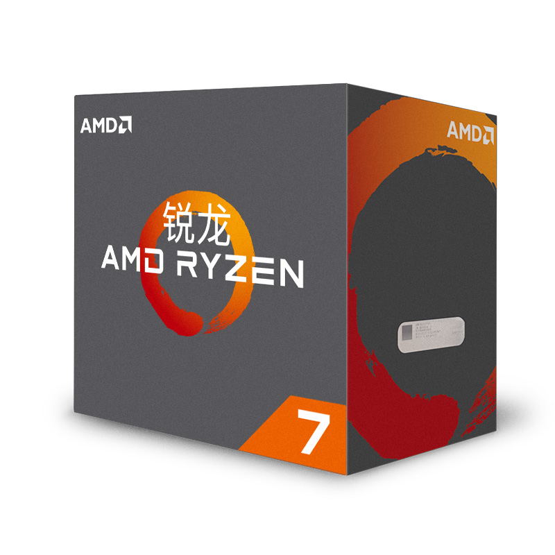 锐龙(AMD) Ryzen 7 1700X 盒装CPU处理器 八核心 3.4GHz 接口类型 AM4 台式机处理器