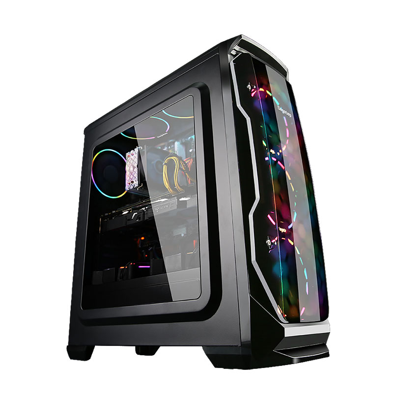 雷诺塔 六核锐龙AMD R5 2600/GTX1060 5G/8G/120G台式吃鸡游戏电脑主机DIY组装机自营主机