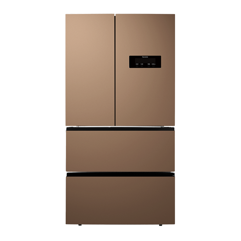 达米尼(Damiele)BCD-540WFPD 540L 法式多门冰箱 变频风冷无霜家用一级节能 分区藏鲜(巧克力)