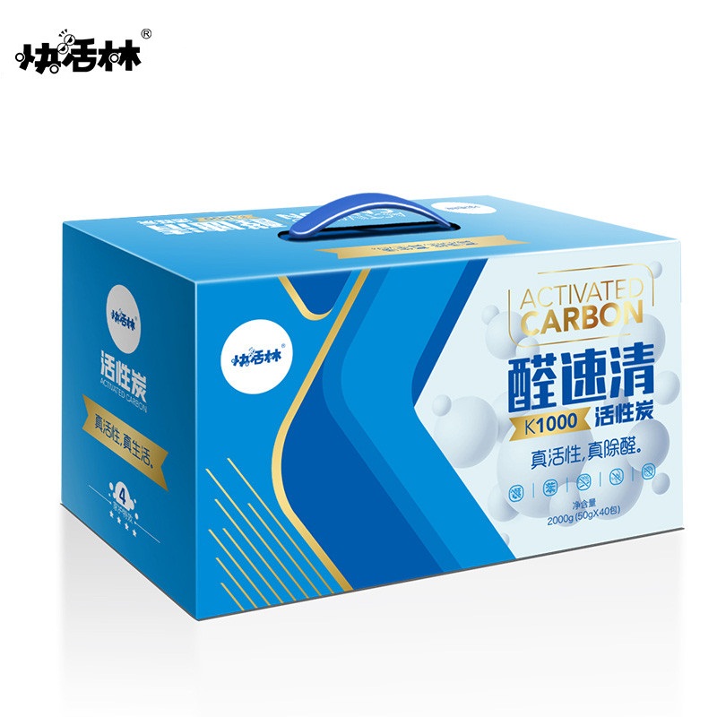 快活林 空气净化器配件 40包/箱 醛速清 活性炭 K1000 (单位:盒)