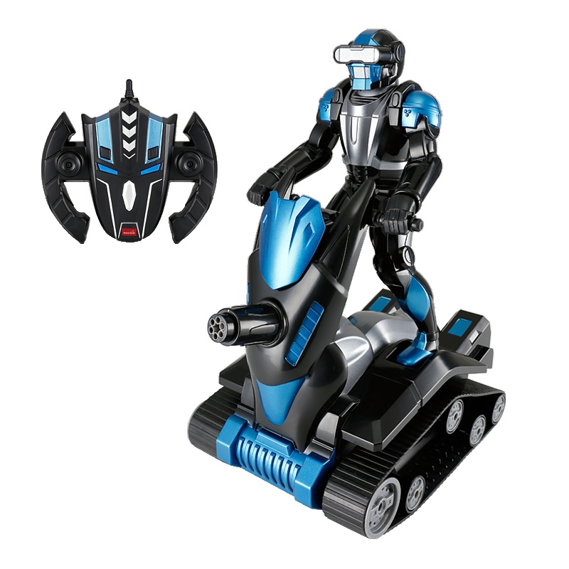 星辉(Rastar)智能遥控机器人未来战士太空2号 可USB充电儿童玩具机器人77640宇宙黑