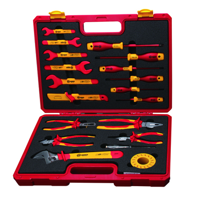 工具库 宝合BOOHER 19件套绝缘综合工具组套 BH-01.0200309