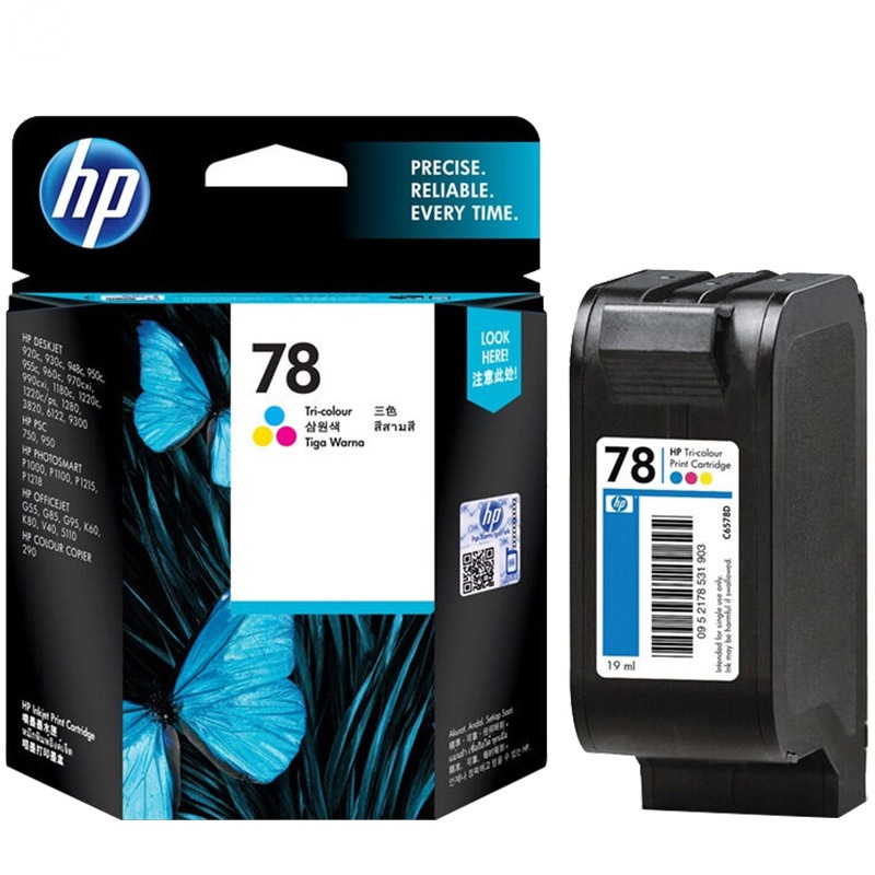 惠普(HP)C6578DA 78 彩色墨盒 (墨盒/墨水)(适用 HP 710c 830c 850c 1280c)
