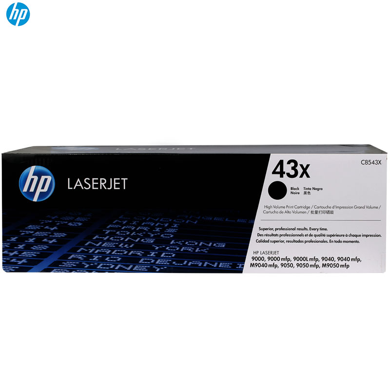 惠普(HP)C8543X 43X 黑色硒鼓 (硒鼓/粉盒)(适用 HP 9000 9040)