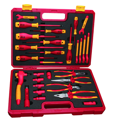 工具库 宝合BOOHER 30件套VDE绝缘工具组套 BH-01.0200408