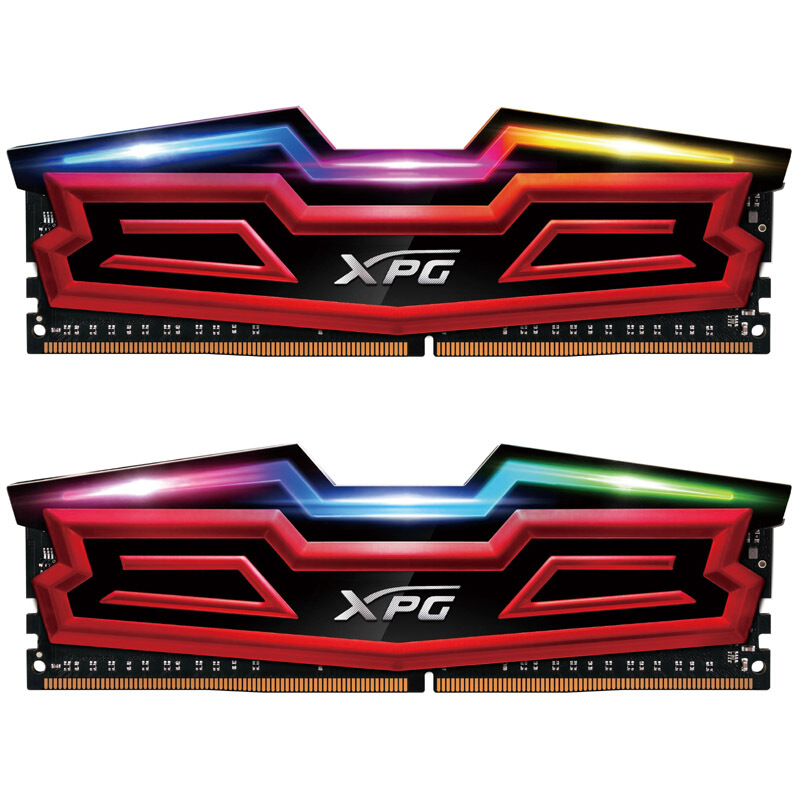 威刚(ADATA)XPG-龙耀系列 16G(8Gx2) DDR4 3000频率 台式组装机电脑内存条