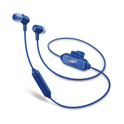 JBL E25BT 蓝牙无线耳机 入耳式 运动便携耳机 跑步通话 设备兼容 蓝色