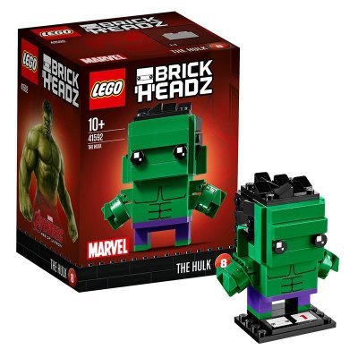 乐高（LEGO）Brickheadz 大头仔系列 The Hulk绿巨人 41592 积木塑料玩具 93颗 10岁以上