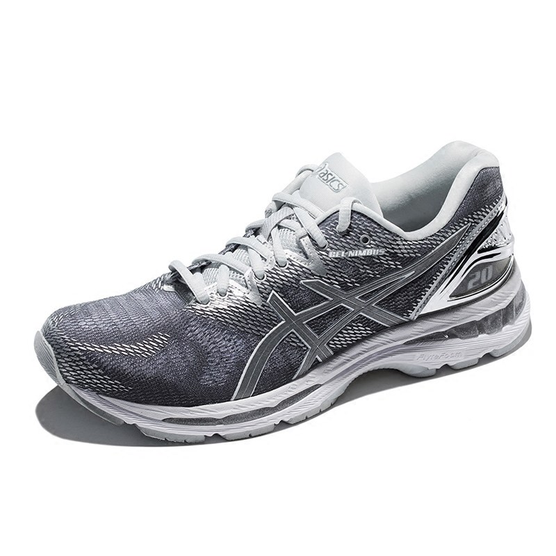 ASICS亚瑟士GEL-NIMBUS 20 铂金版缓冲跑鞋男鞋运动鞋T836N-9793
