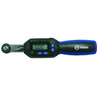 工具库 宝合BOOHER 3/8寸数显扭力扳手(含棘轮查头)3-60 Nm 0126304