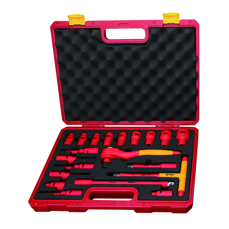 工具库 宝合BOOHER 20件套 1/2寸系列绝缘工具组套 0200306