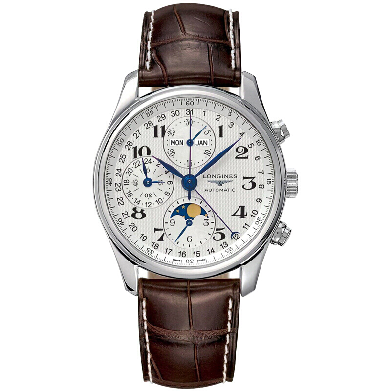 LONGINES 浪琴 名匠系列皮带男士机械表 L2.673.4.78.3