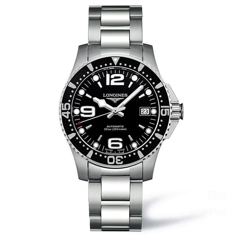 LONGINES 浪琴康卡斯潜水系列钢带男士机械表L3.741.4.56.6