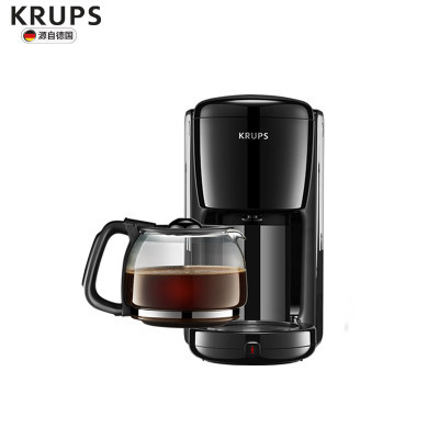 Krups大容量1.25L滴漏式咖啡机KM286880全自动家用泡茶烧水壶恒温续杯