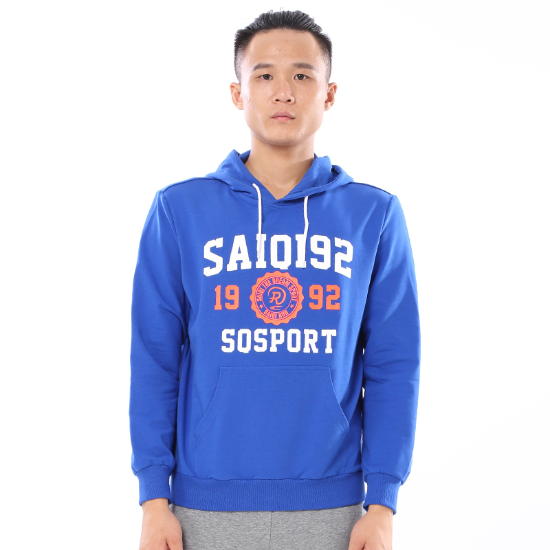 赛琪(SAIQI)男士2018年春季运动卫衣/套头衫常规型圆领套头运动跑步棉棉薄款176033