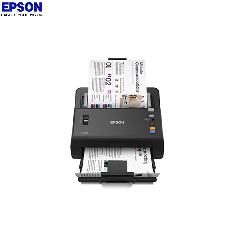 爱普生(EPSON)DS-860 A4 高速彩色文档扫描仪 超高速馈纸式 65页/分钟