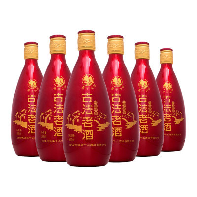 莫干山十年陈酿古法老酒半甜型花雕酒500ml*6瓶 整箱装