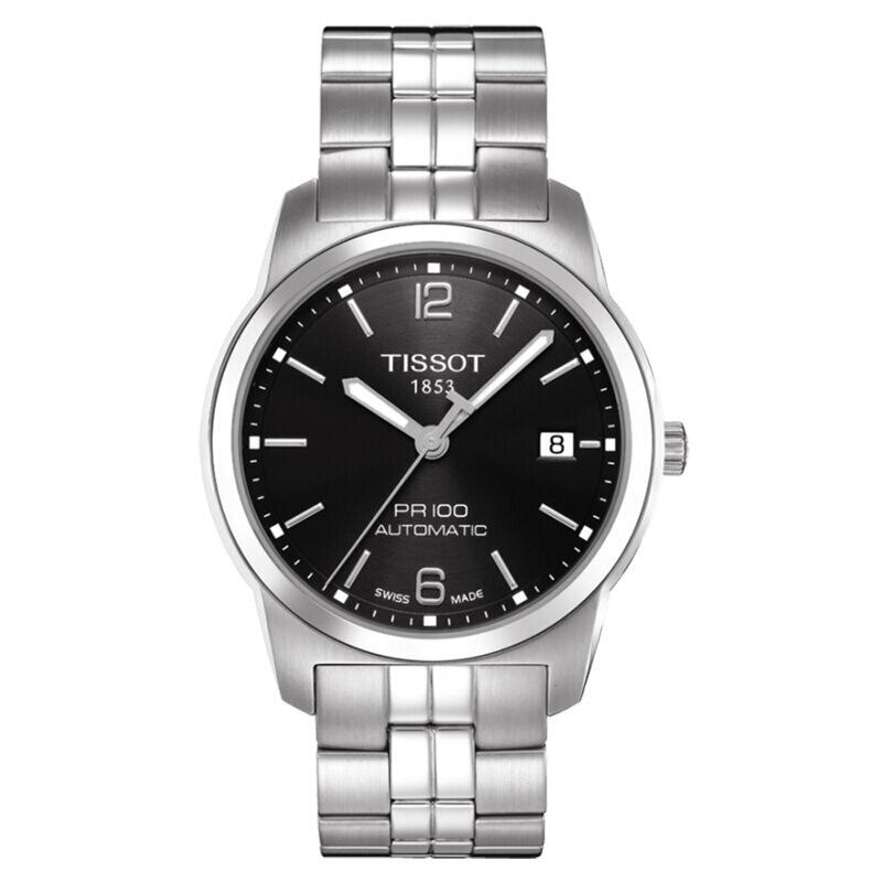 天梭(TISSOT) PR100系列 商务时尚 钢带自动机械男士表 T049.407.11.057.00