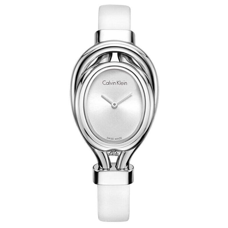 卡尔文·克莱恩(Calvin Klein) 手表 BELT系列 优雅女表 皮革表带 石英女士表