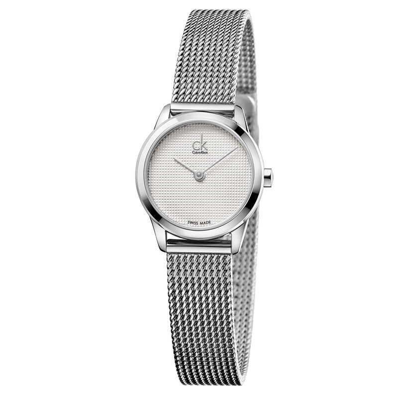 卡尔文·克莱恩(Calvin Klein) MINIMAL系列 金属 编织表带 石英 女士手表 K3M2312Y