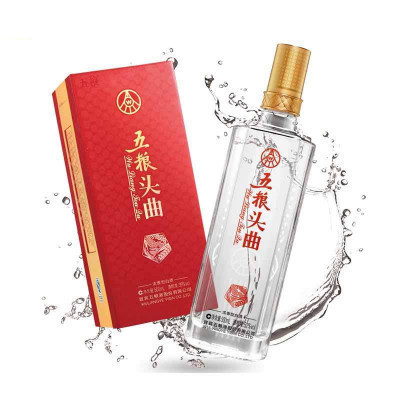 五粮液股份公司出品 五粮头曲 52度 浓香型白酒 500ml*6瓶整箱装