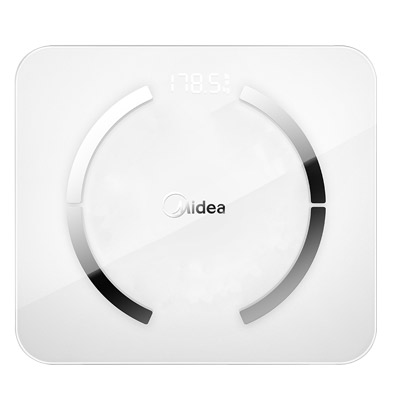 美的(Midea)健康秤 MW-L1 智能蓝牙体重秤 体脂秤 家用电子秤 APP连接管理