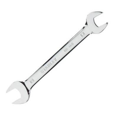 工具库 史丹利Stanley 公制精抛光双开口扳手93-395-1-22 11x13mm