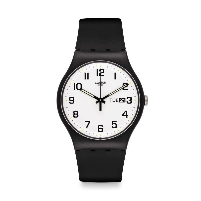 斯沃琪(SWATCH)手表 原创炫彩系列 树脂表带 石英中性通用表SUOB705